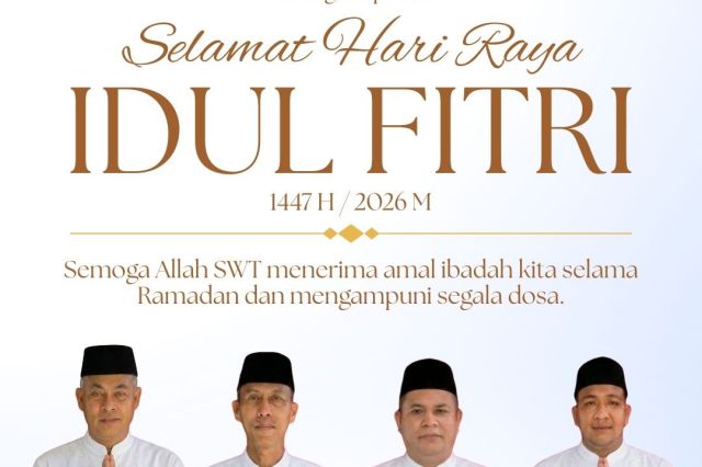 Pimpinan dan Anggota DPRD Kabupaten Asahan Sampaikan Ucapan Selamat Hari Raya Idul Fitri 1447 H